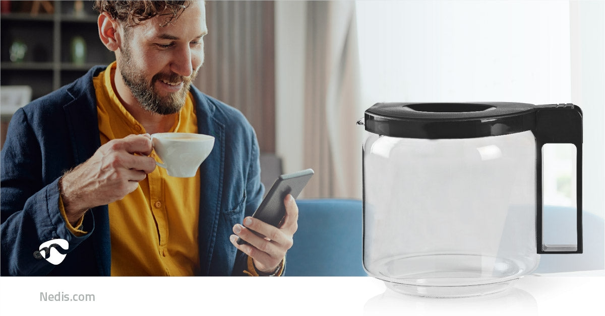 Ice cream coffee pot | Compatible with: Moccamaster CD / GCS / KBG / Excellent 10SN | 1.25 l | Black
