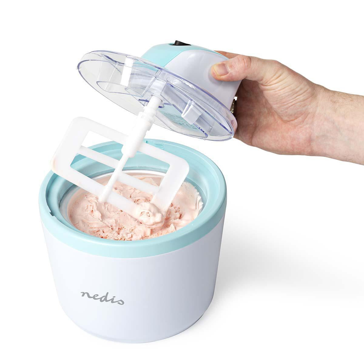 Ice cream machine | 1.2 l | Blue / White | Aluminum / Plastic