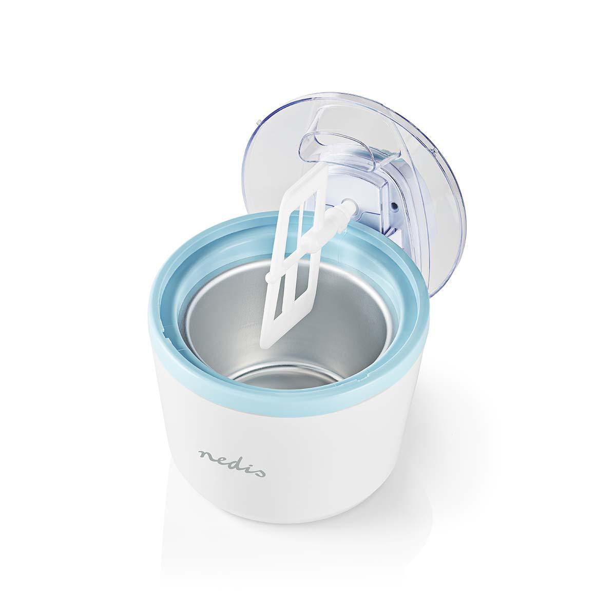 Ice cream machine | 1.2 l | Blue / White | Aluminum / Plastic