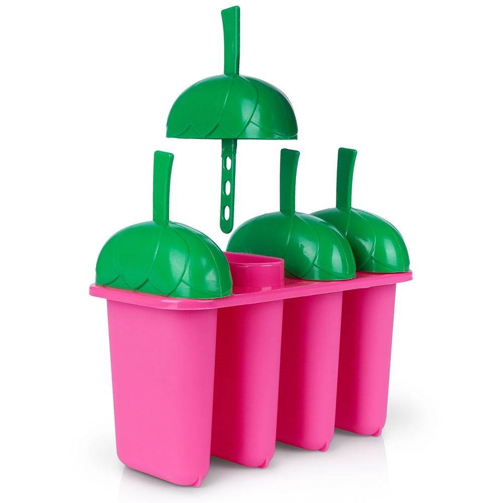Ice cream molds with stand for simple homemade ice cream