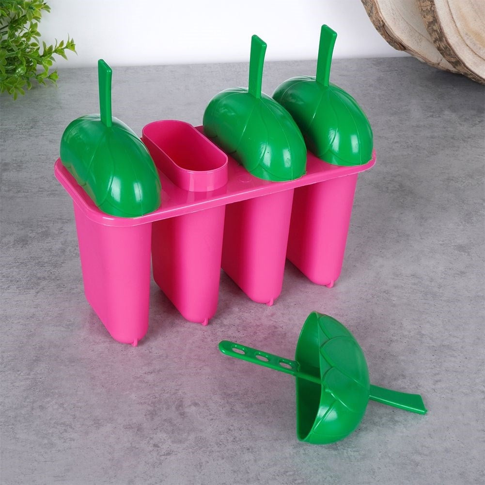 Ice cream molds with stand for simple homemade ice cream