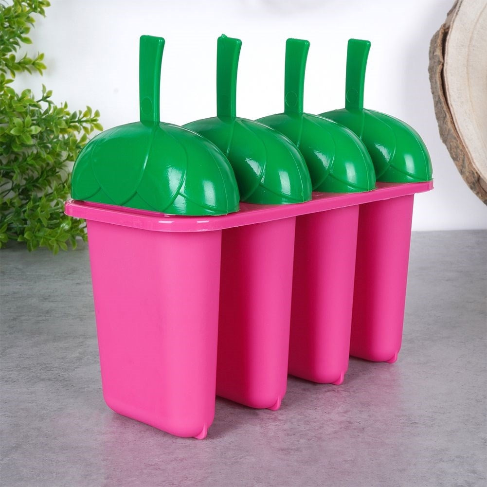Ice cream molds with stand for simple homemade ice cream