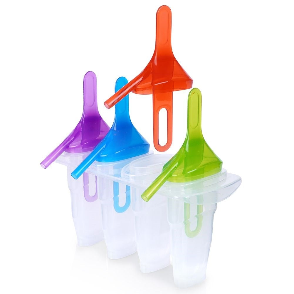 Ice cream mold with stand for 4 portions of homemade ice cream