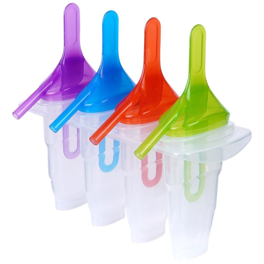 Ice cream mold with stand for 4 portions of homemade ice cream