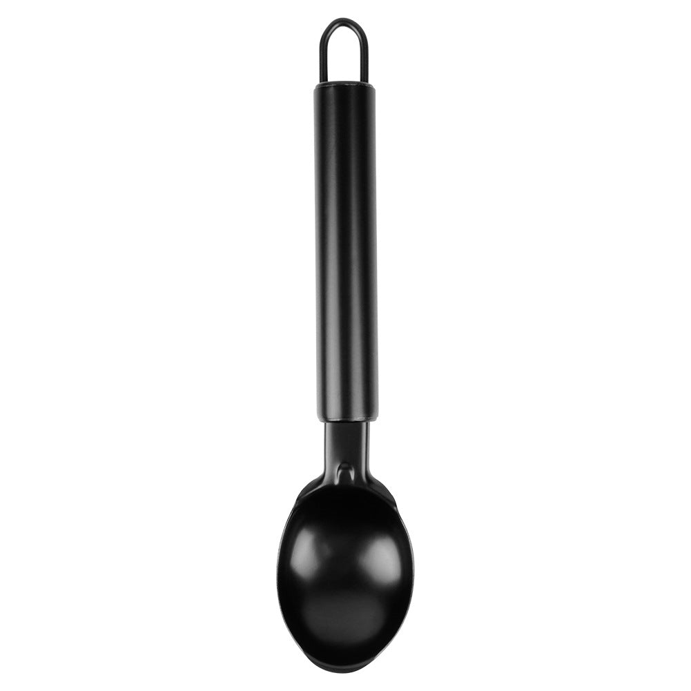 Ice cream scoop, black steel, 19 cm