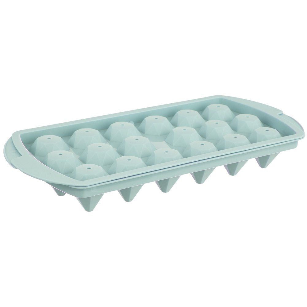 Ice cube tray with lid diamonds 26x12 cm