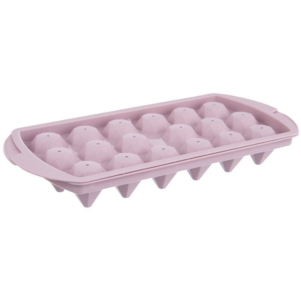 Ice cube tray with lid diamonds 26x12 cm