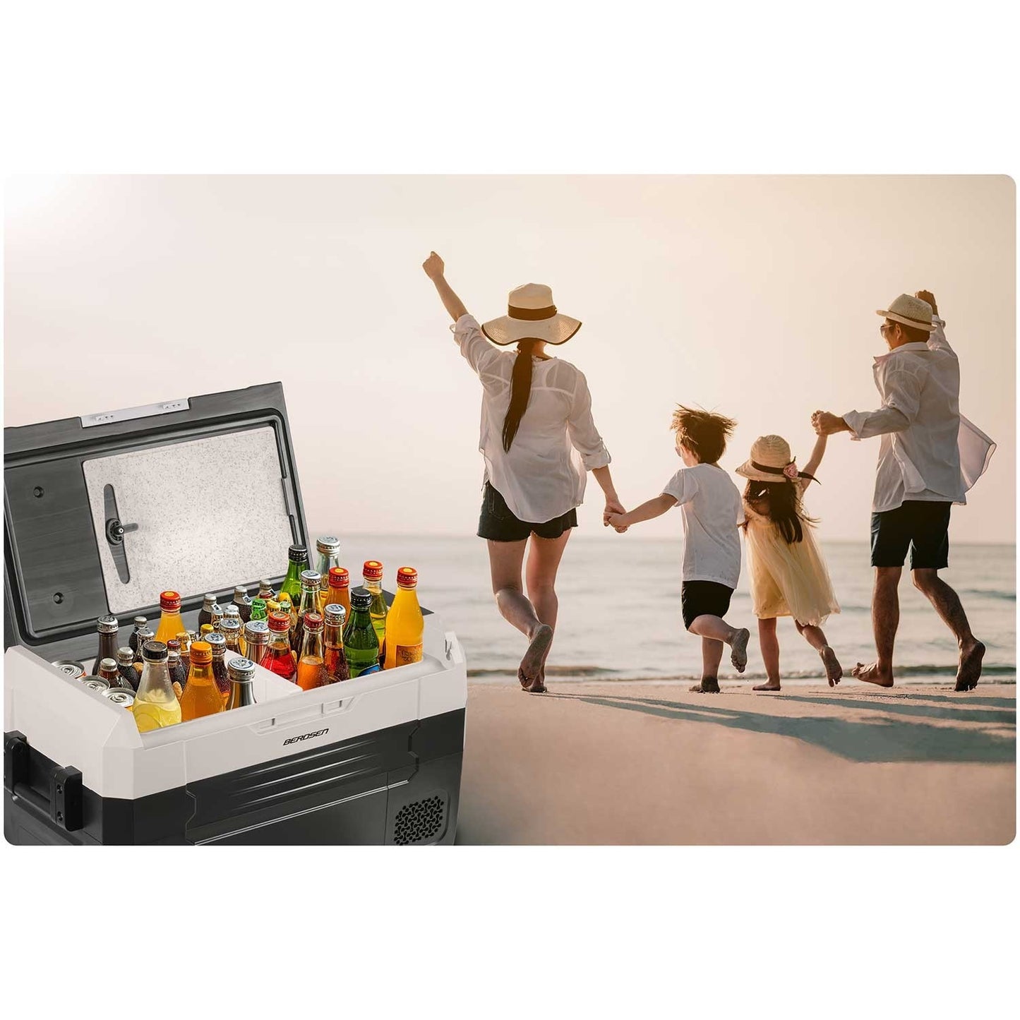 Icemax 400 Berdsen tourist compressor refrigerator 32 liters - black