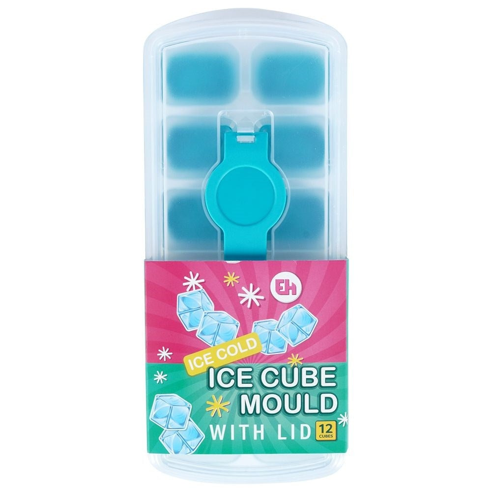 Ice mold with Silicone base and Lightly Filled Lid