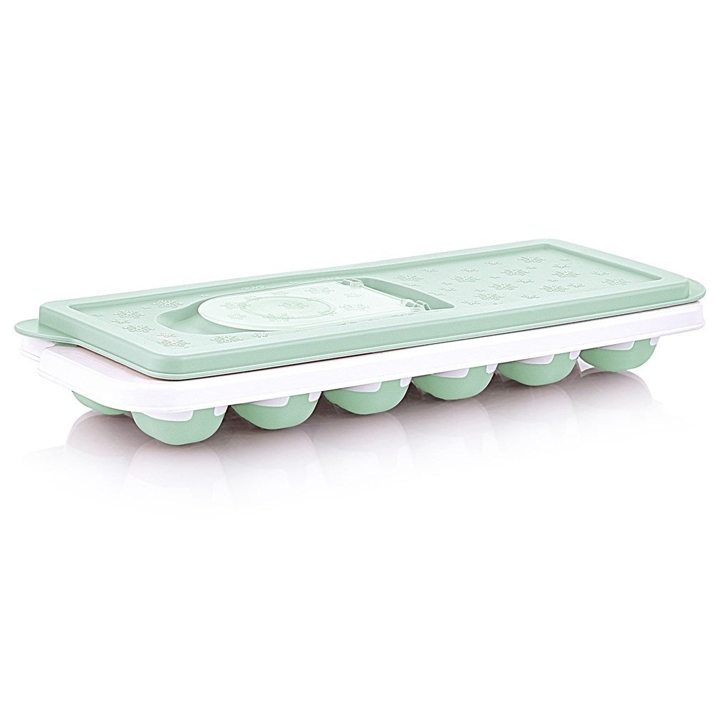 Ice mold with lid for 12 single ice cubes