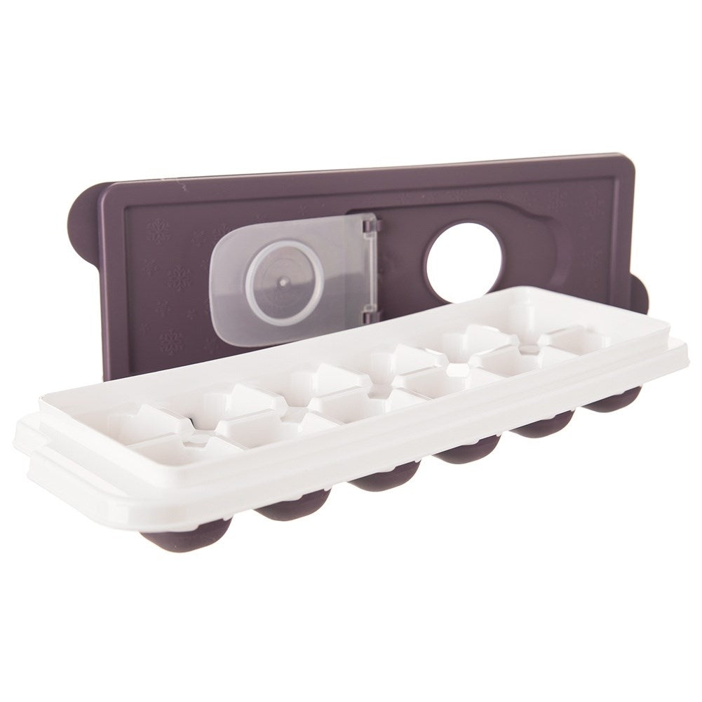 Ice mold with lid for 12 single ice cubes
