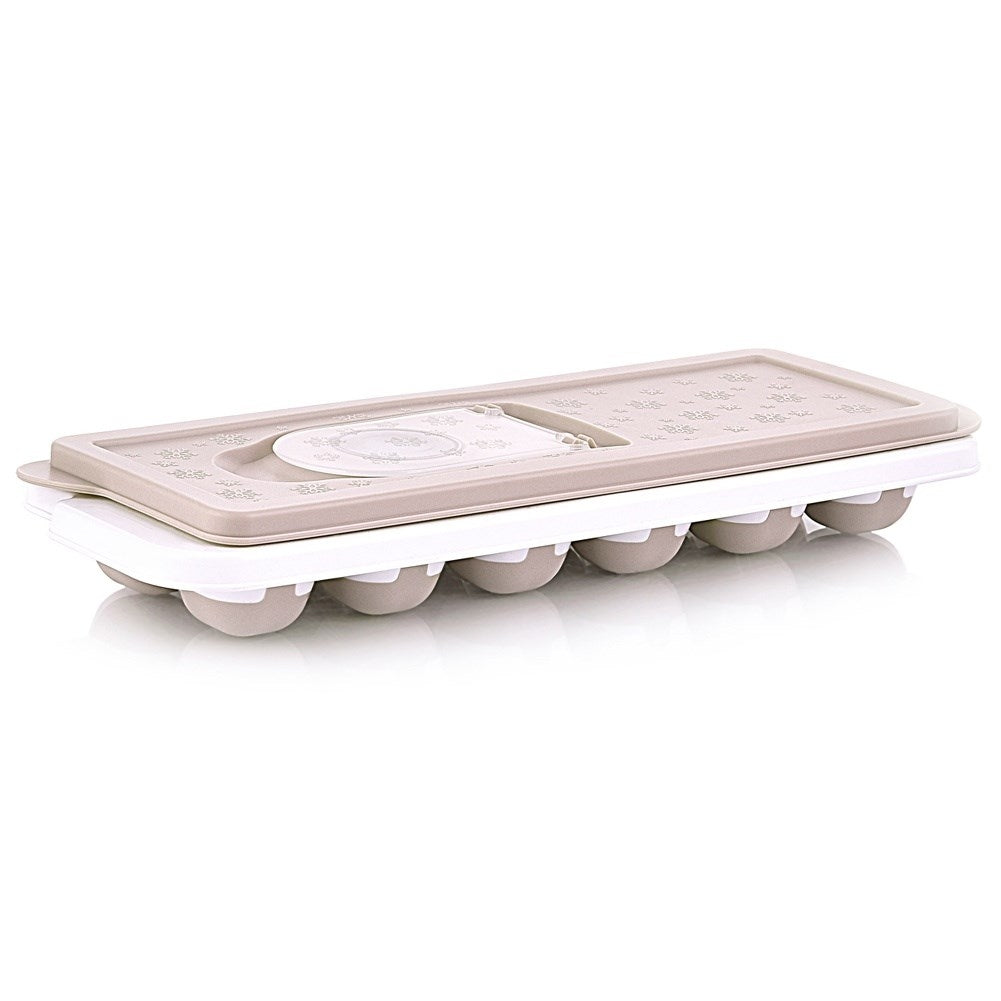 Ice mold with lid for 12 single ice cubes