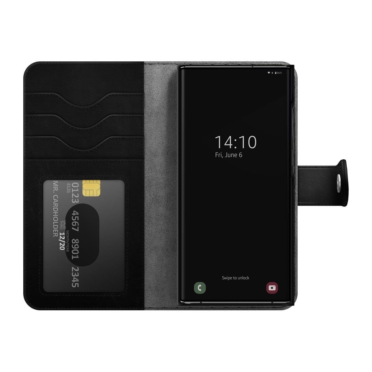 Ideal of Sweden Magnet Wallet Samsung Galaxy S24 Ultra - Black