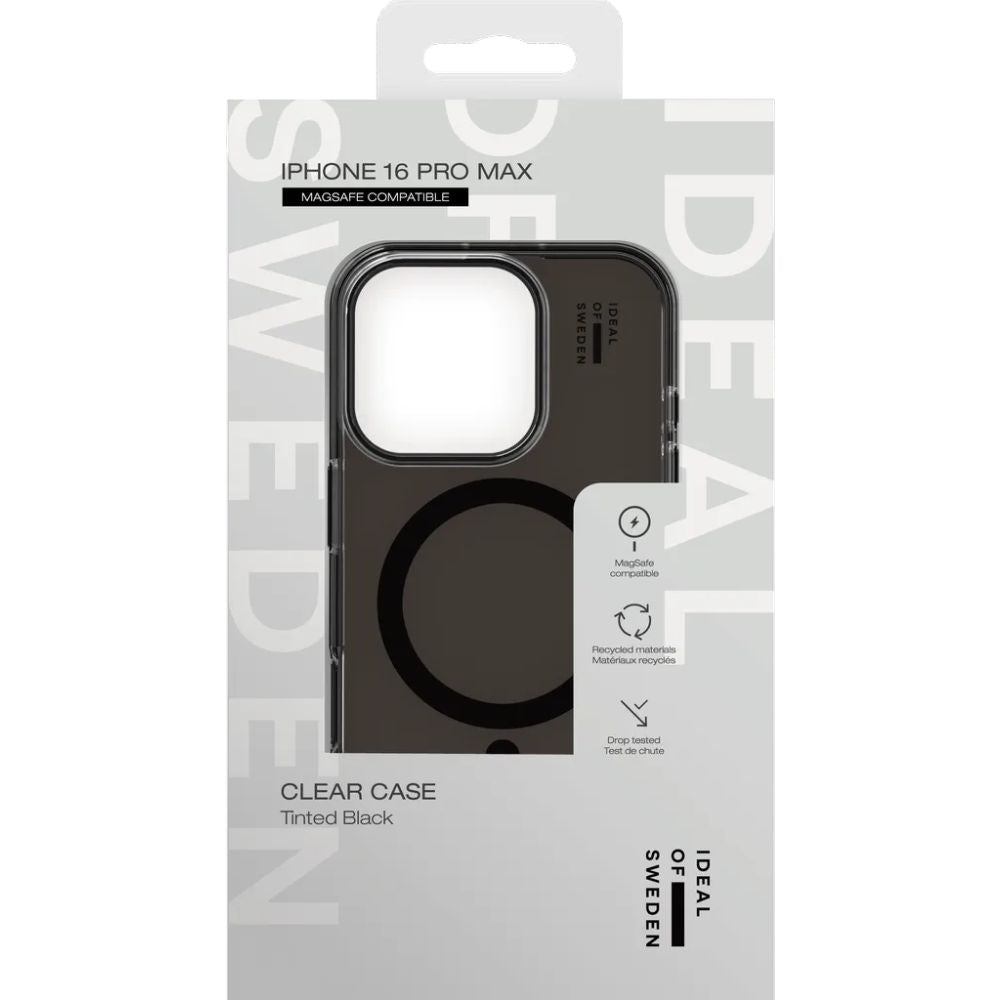 Ideal of Sweden iPhone 16 Pro Max Magsafe case - Transparent Black