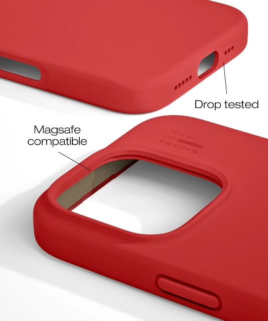 Ideal of Sweden iPhone 16 Pro Max Silicone Case - Red
