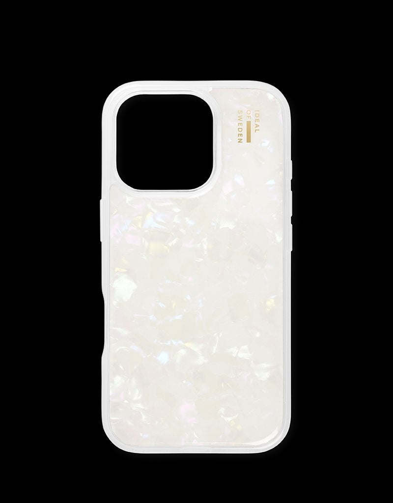 Ideal of Sweden iPhone 16 Pro Pearlized Cover - White