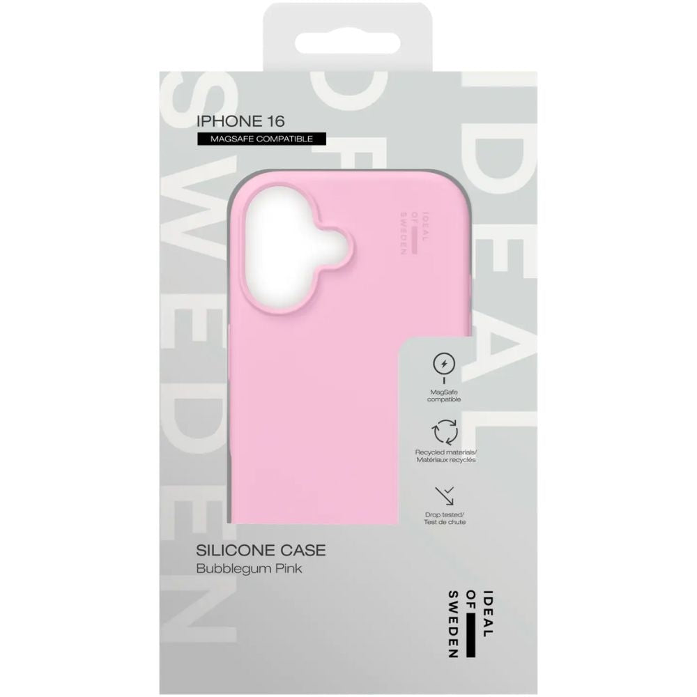Ideal of Sweden iPhone 16 Silicone case - Bubble Gum Pink