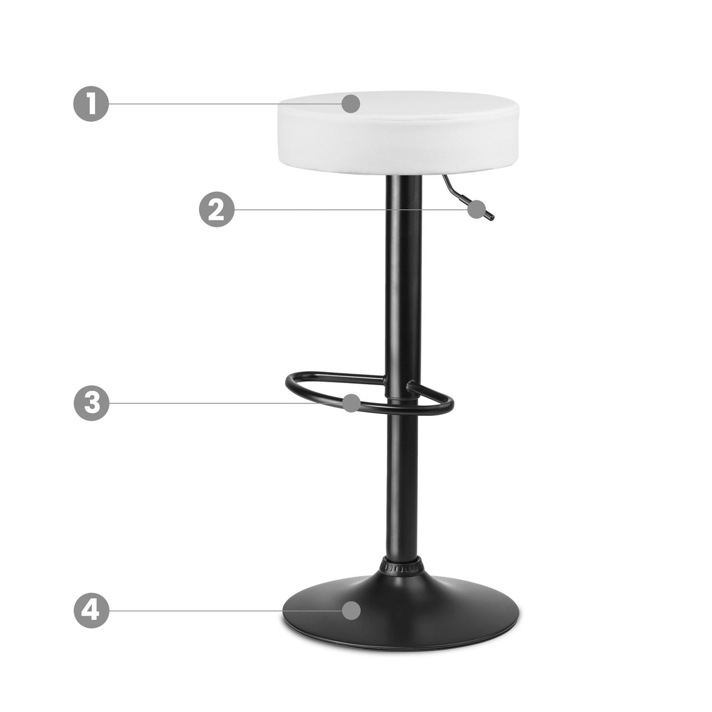 Imago bar stool white
