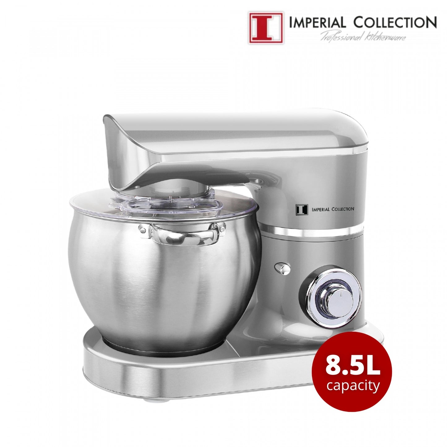 Imperial Collection 2200W Stand Mixer with 8.5L S/S Mixing Bowl Black