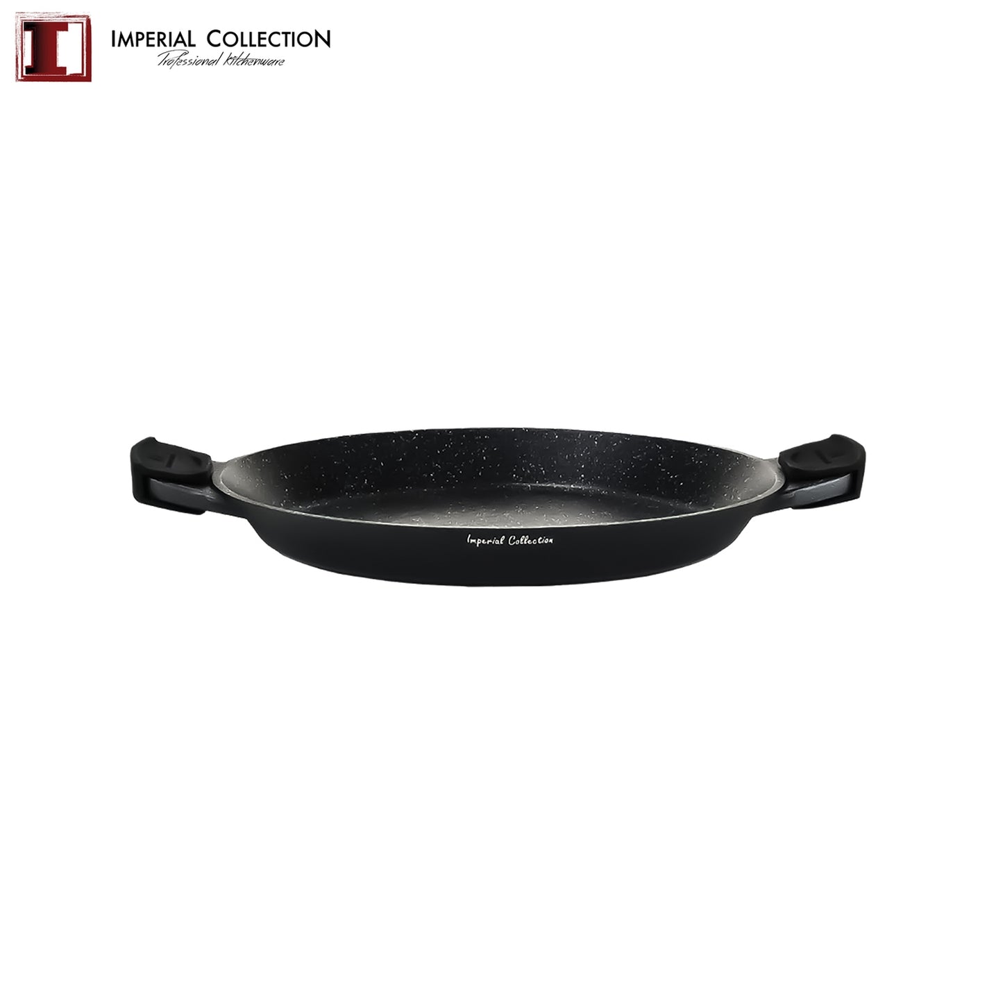 Imperial Collection 32cm Paella Pan with Silicone Handles