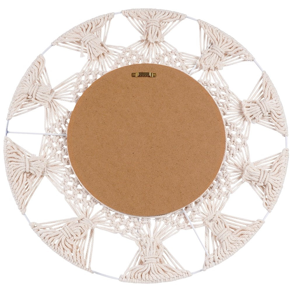 Impressive wall mirror with diameter of 45 cm