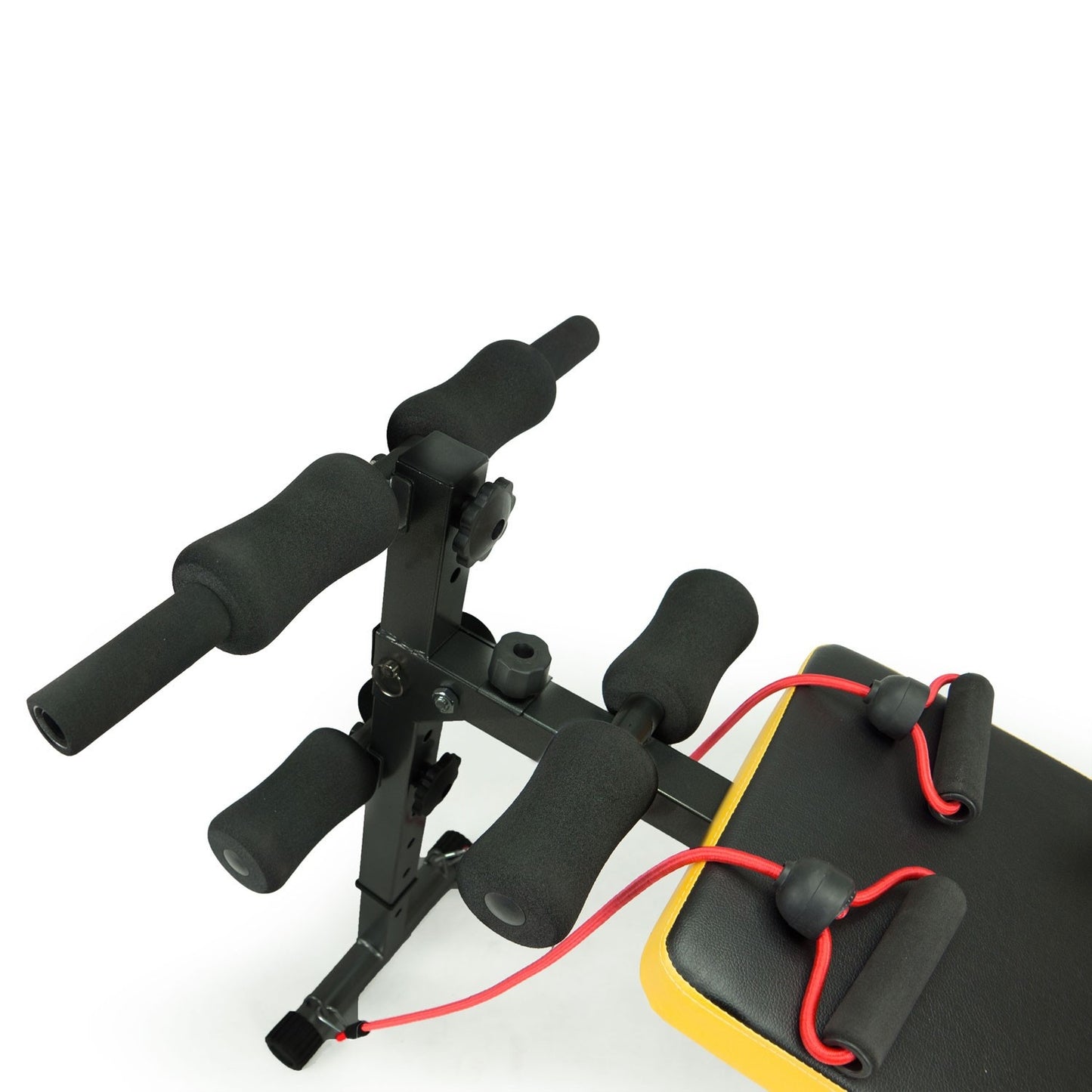 Incline bench for exercising with Neo-Sport NS-08G expanders