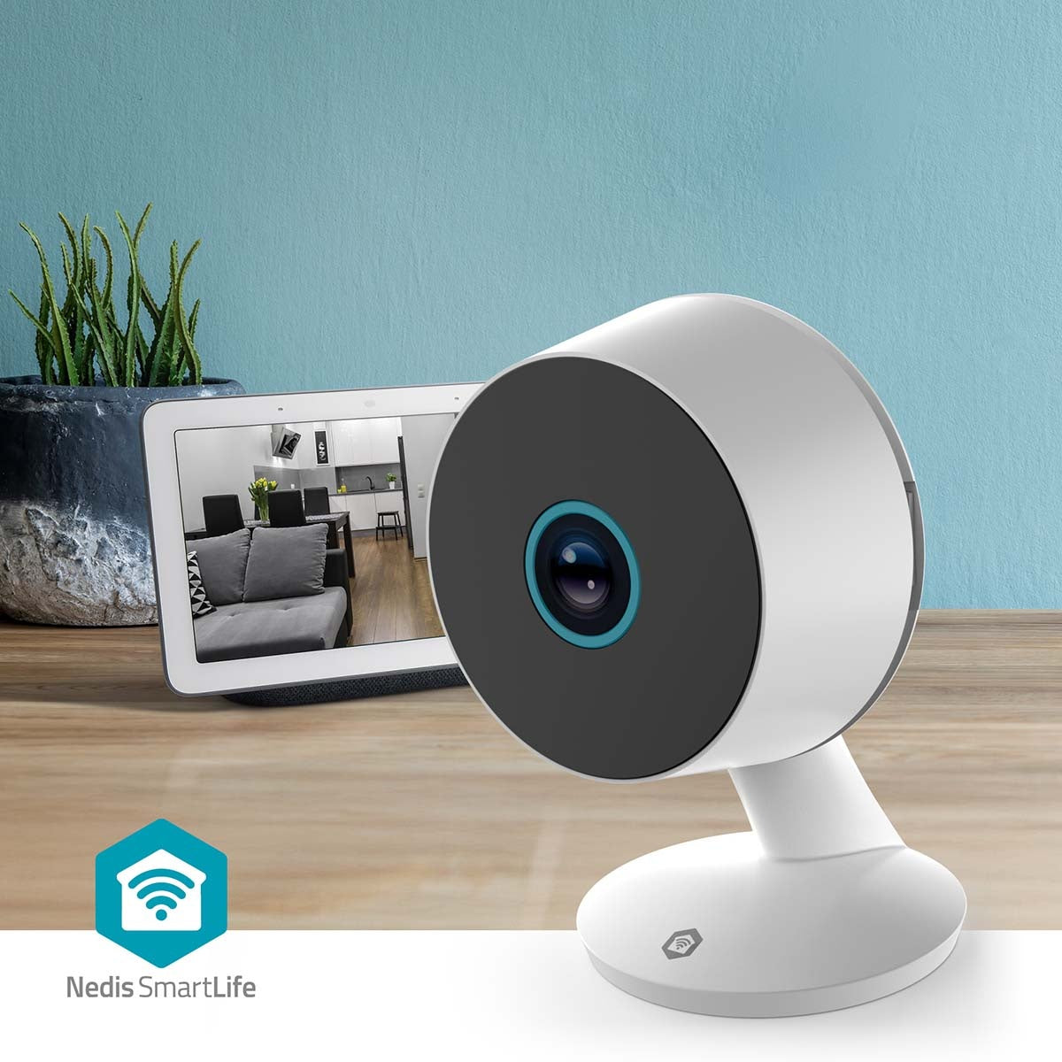Indoor Wi-Fi Camera, 3MP HD, Night Vision, Motion Sensor