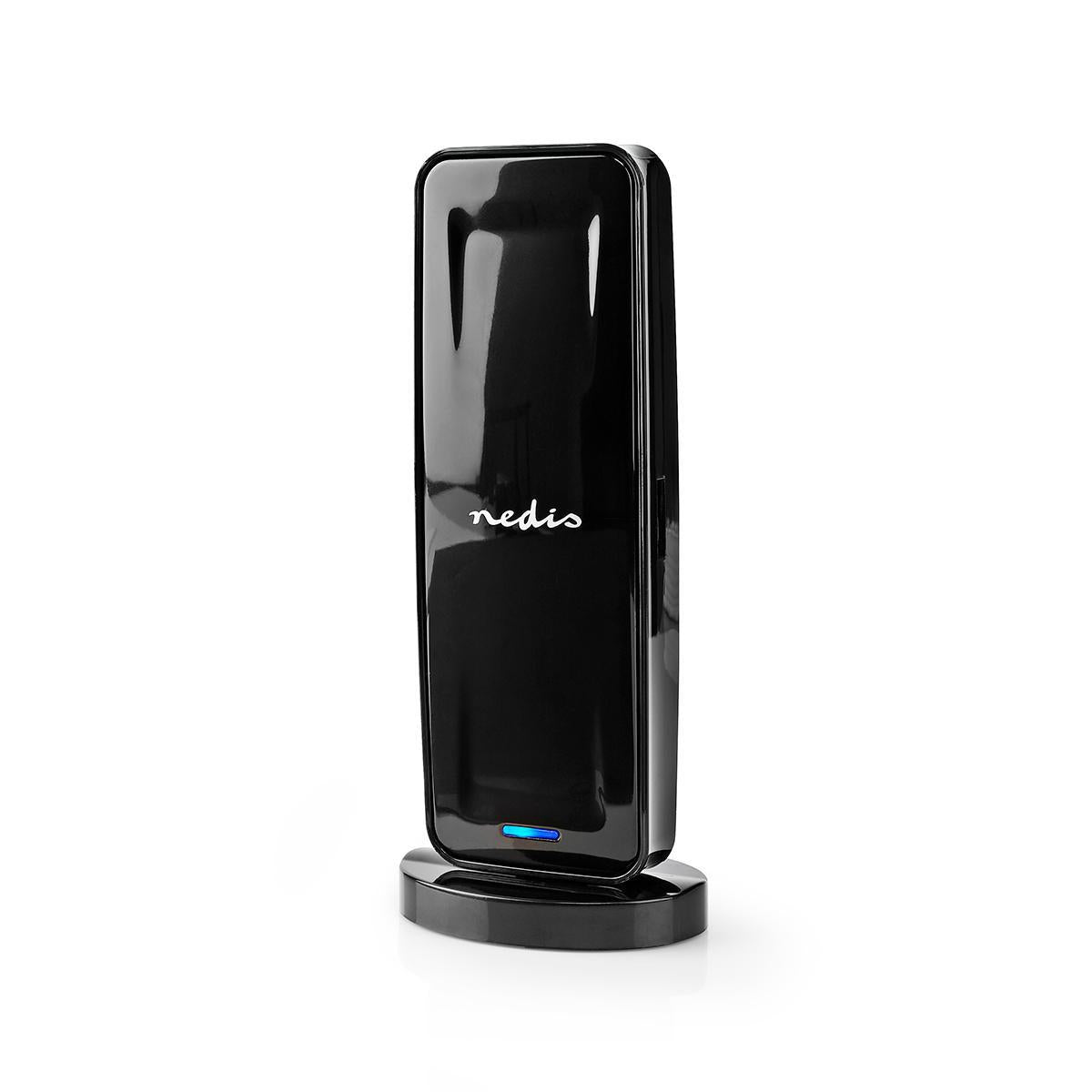 Indoor antenna | Active | FM / UHF / VHF | Reception area: 0-15 km | LTE700 | Gain: 28 dB | ABS | Black