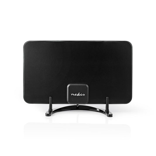 Indoor antenna | Active | FM / UHF / VHF | Reception area: 0-25 km | LTE700 | Gain: 26 dB | ABS | Black