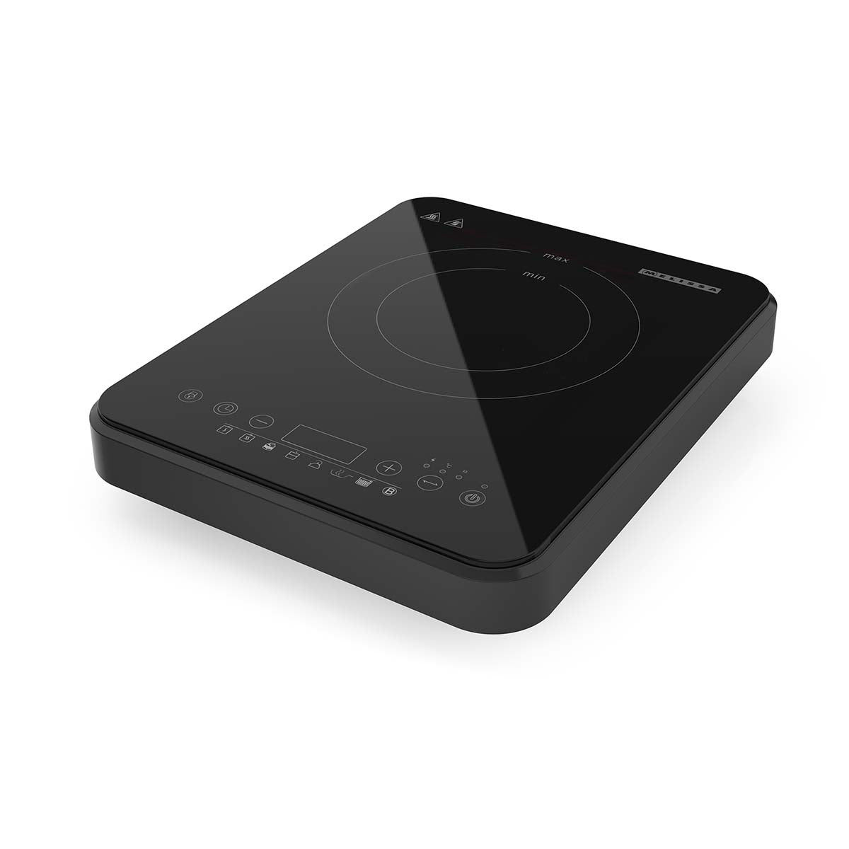Induction Cooktop, 2000W, 10 Levels, Timer, Black