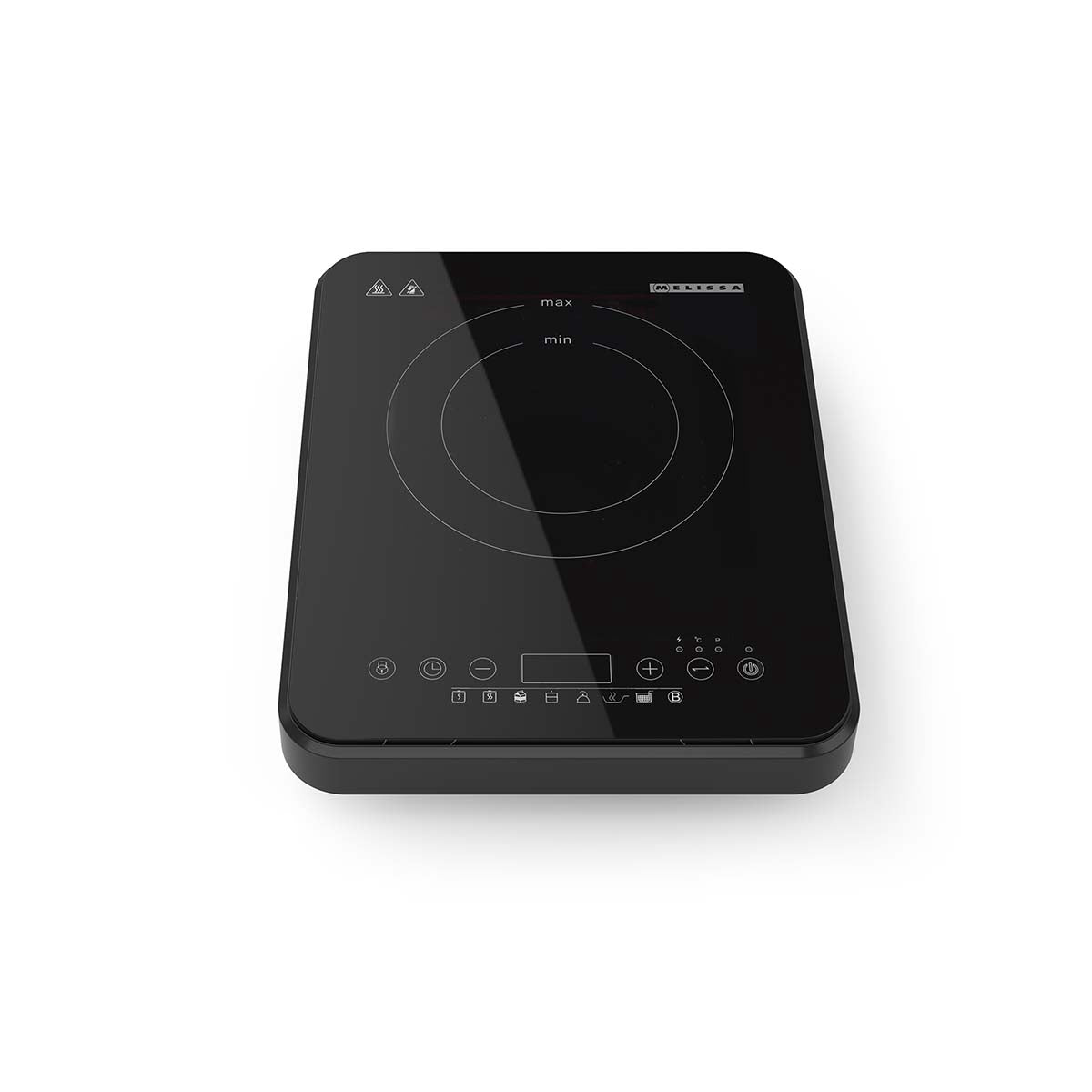 Induction Cooktop, 2000W, 10 Levels, Timer, Black