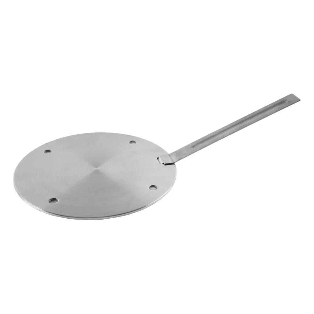 Induction plate for pans on an induction hob