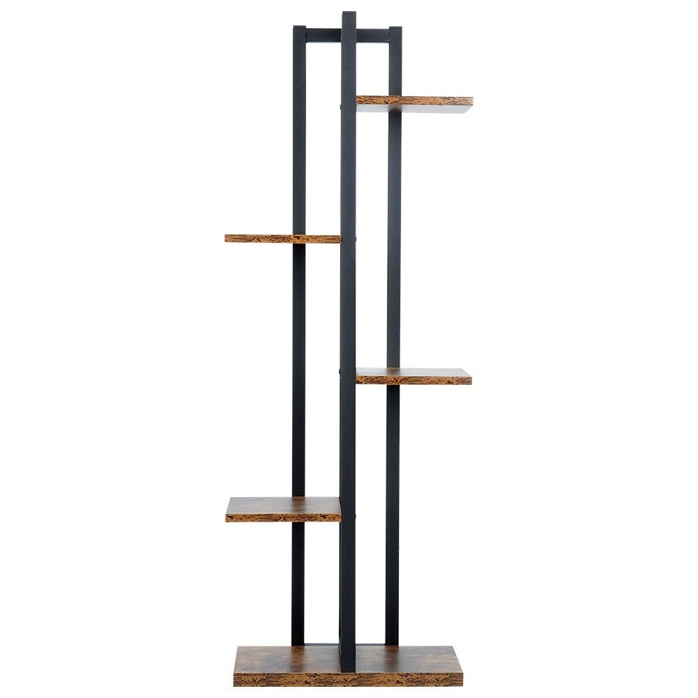Industrial Flower Stand with 6 Places for Potted Plants