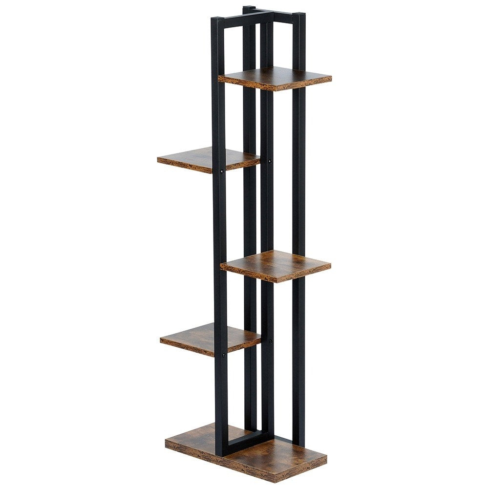 Industrial Flower Stand with 6 Places for Potted Plants