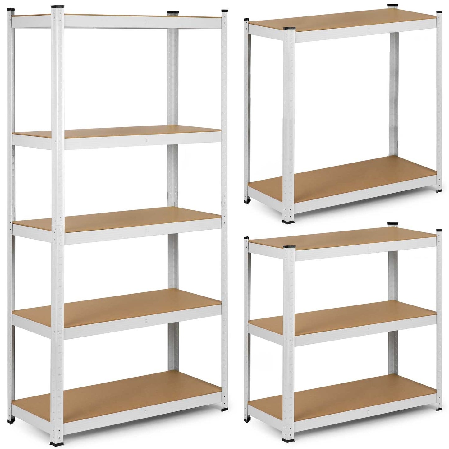 Industrial Metal Shelving for Warehouse 180 x 90 x 40 cm - Humberg 4847
