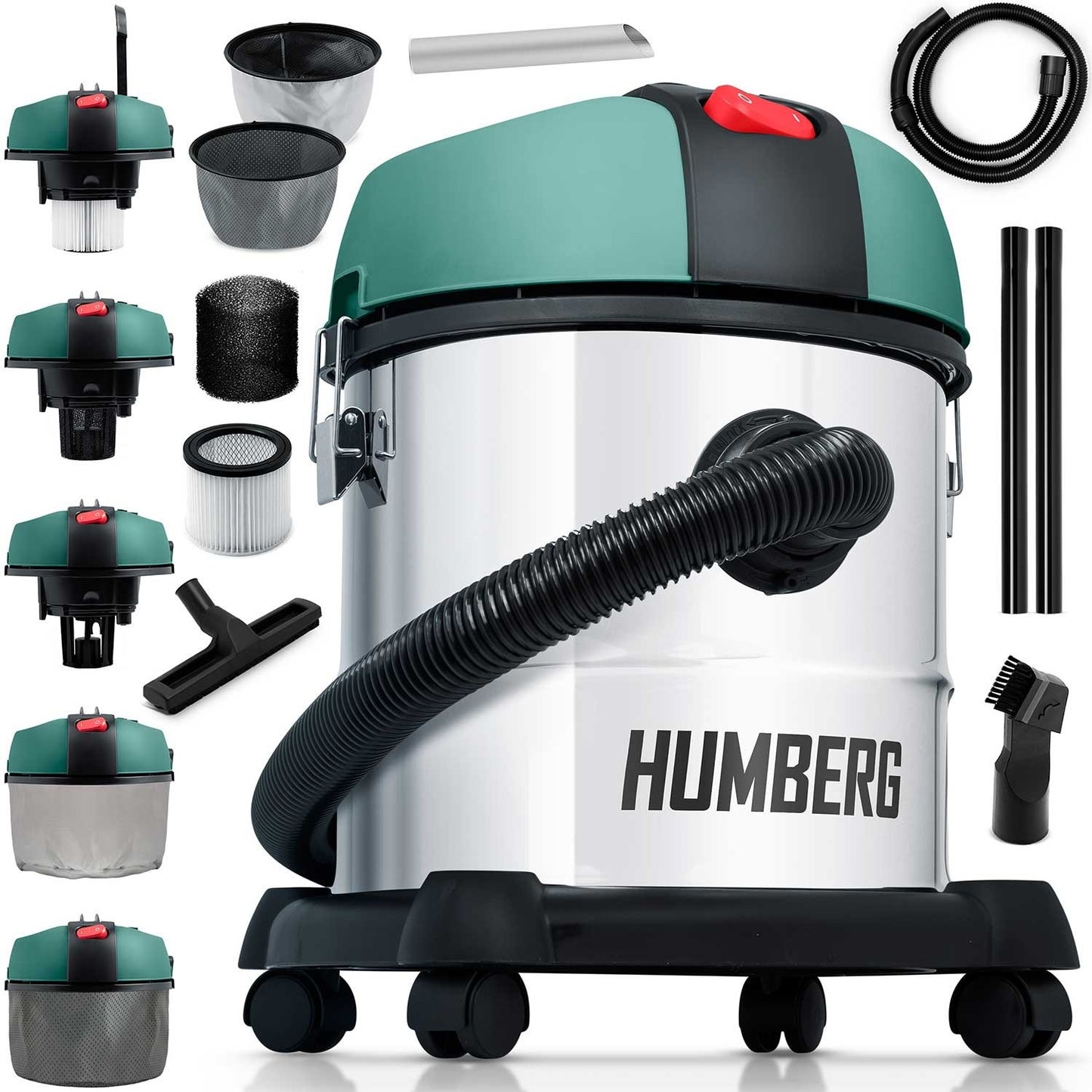 Industrial Vacuum Cleaner 20L 1200W HM-400