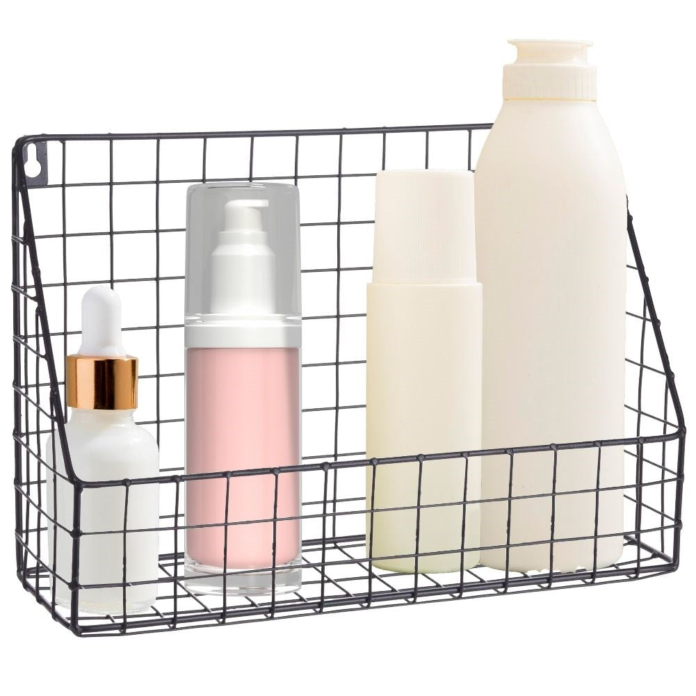 Industrial black wall-mounted shelf for any room