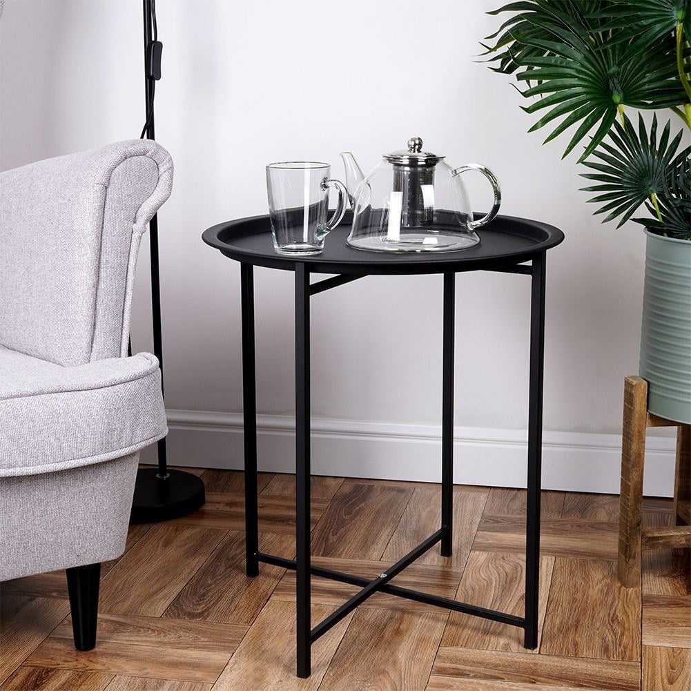 Industrial loft coffee table in metal - versatile use