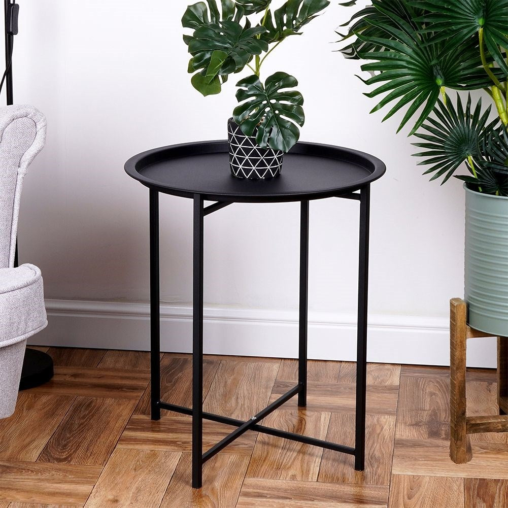 Industrial loft coffee table in metal - versatile use