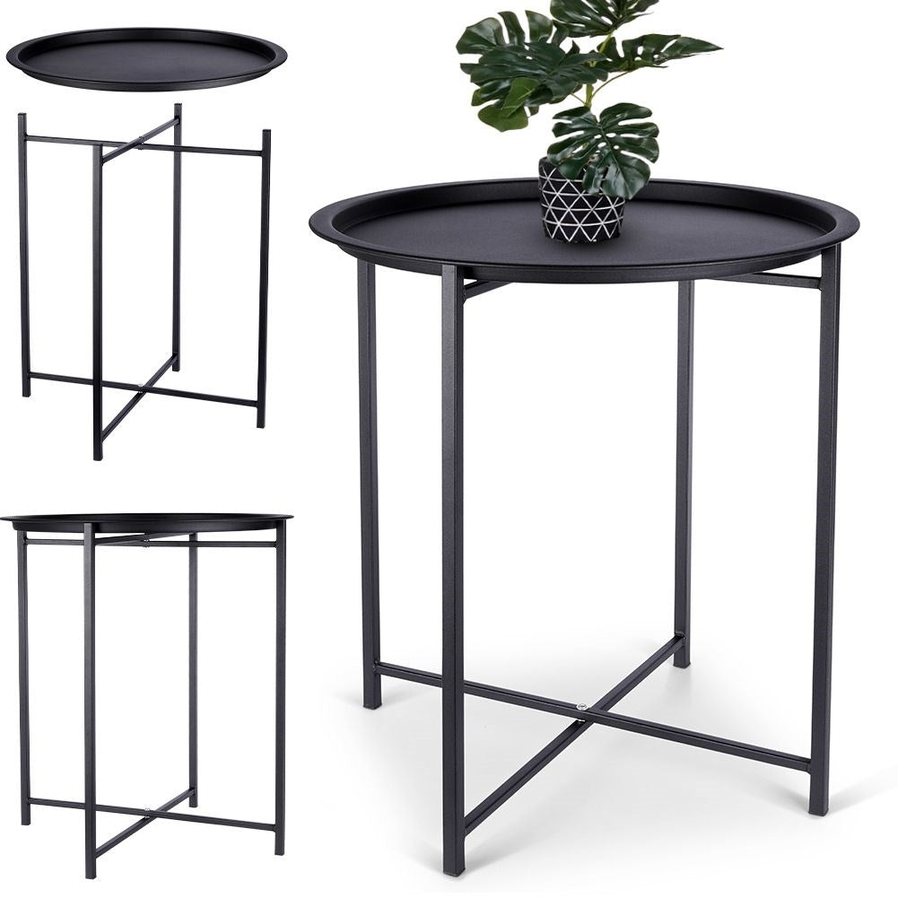 Industrial loft coffee table in metal - versatile use
