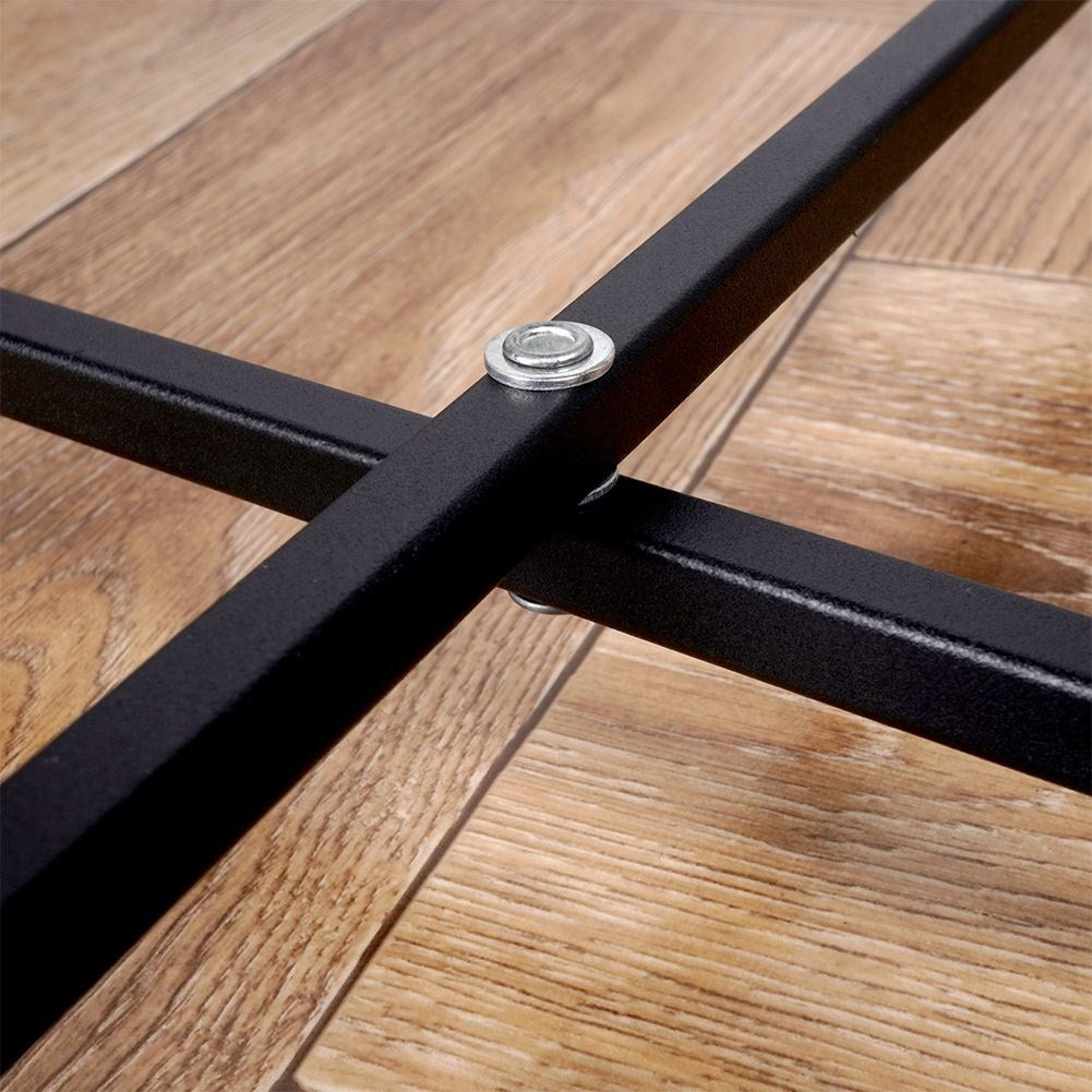 Industrial loft coffee table in metal - versatile use