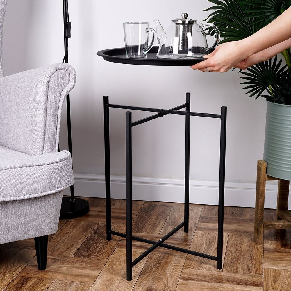 Industrial loft coffee table in metal - versatile use