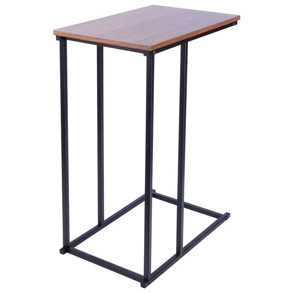 Industrial loft table in black metal for multiple uses
