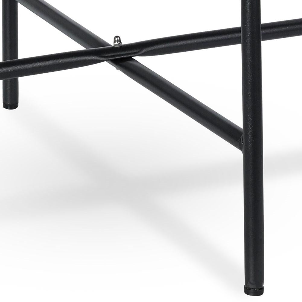 Industrial metal coffee table for loft environment, bedside table, flower pot