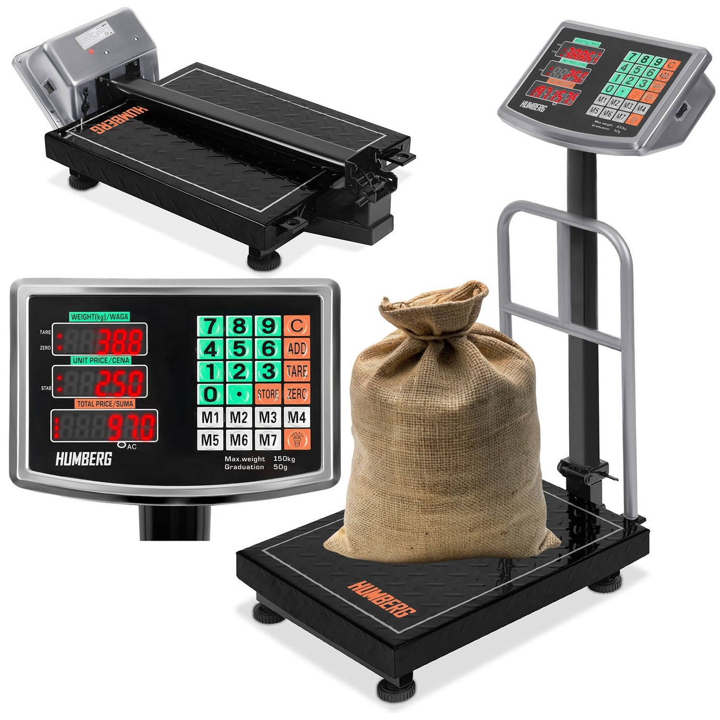 Industrial scale 150 kg Humberg MH-191