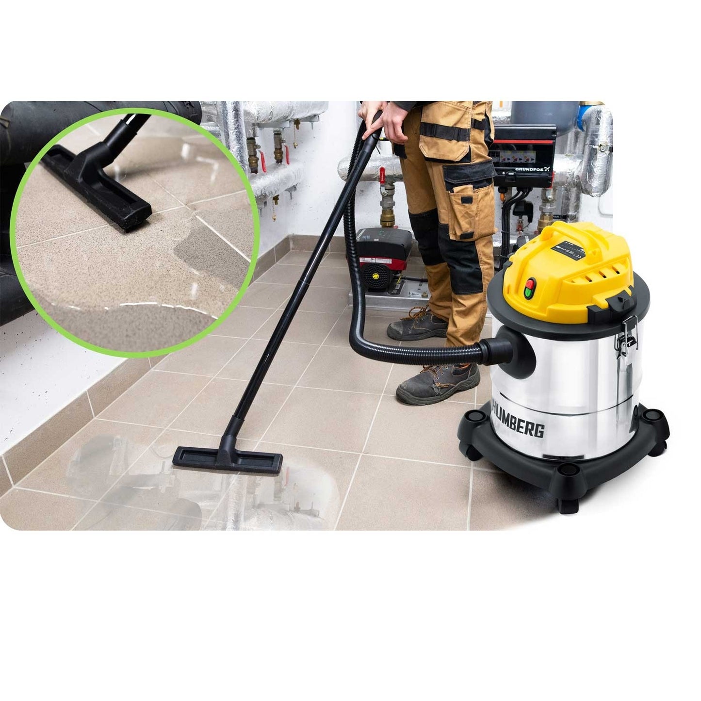 Industrial vacuum cleaner 20L 1200W HM-401