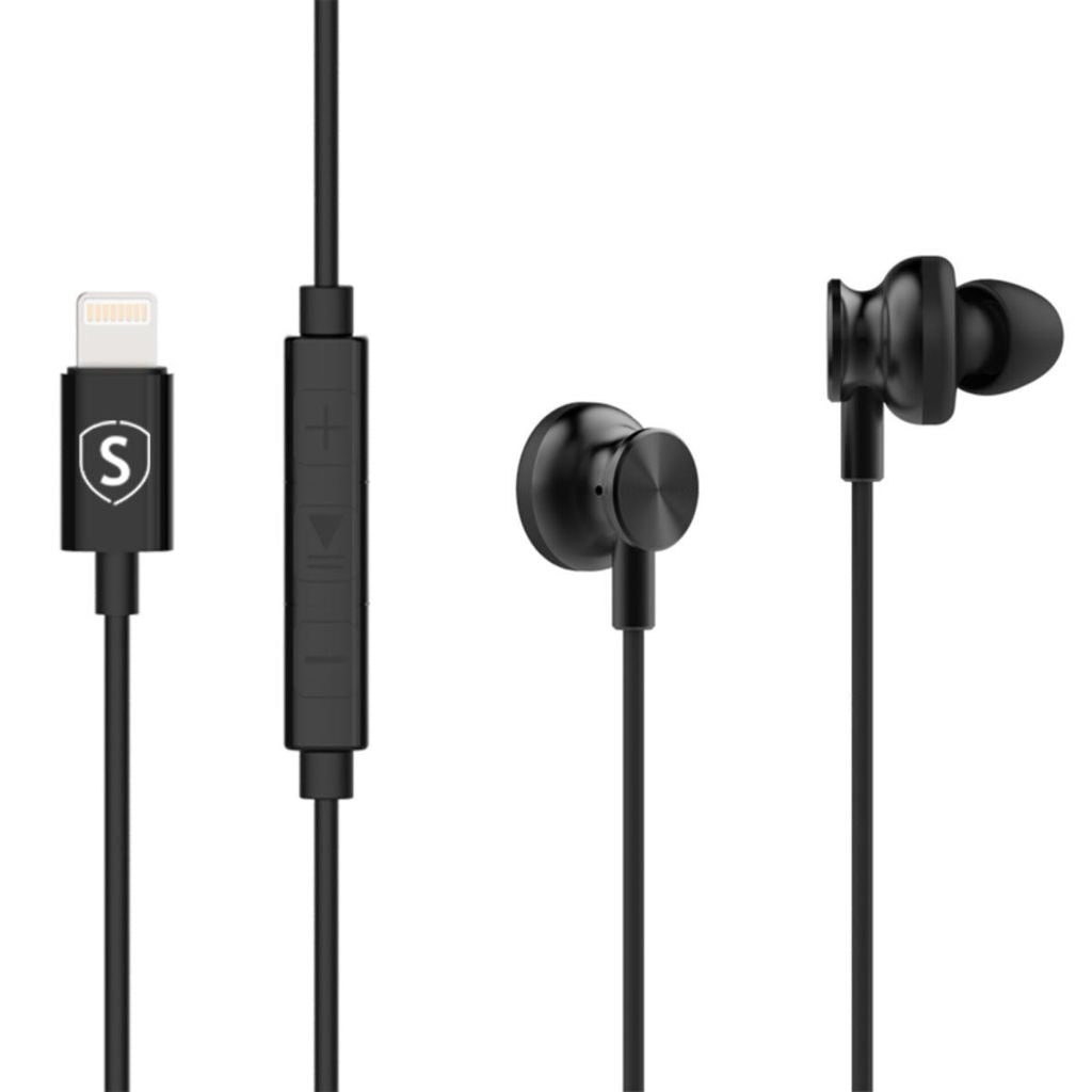 In-ear Lightning Headphones for iPhone - Black