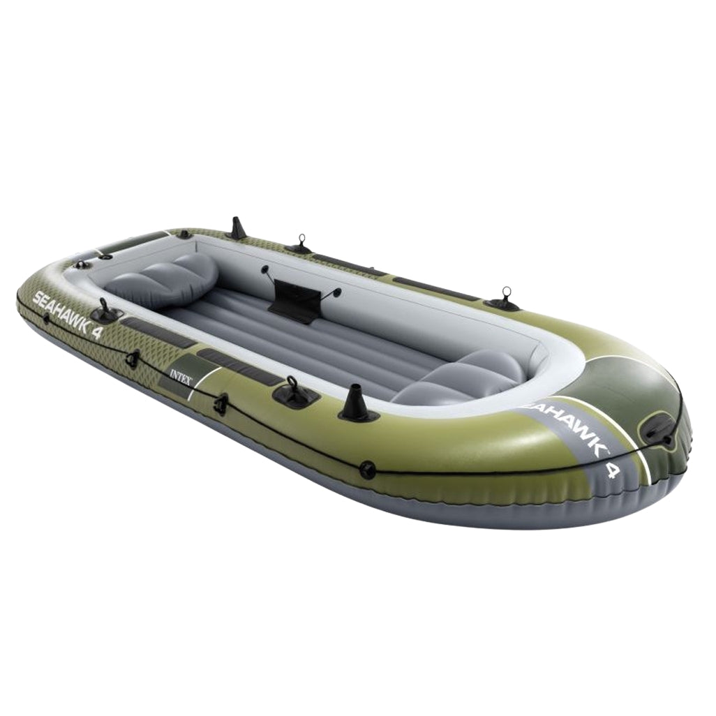 Inflatable Boat for 4 People with Pump and Oars