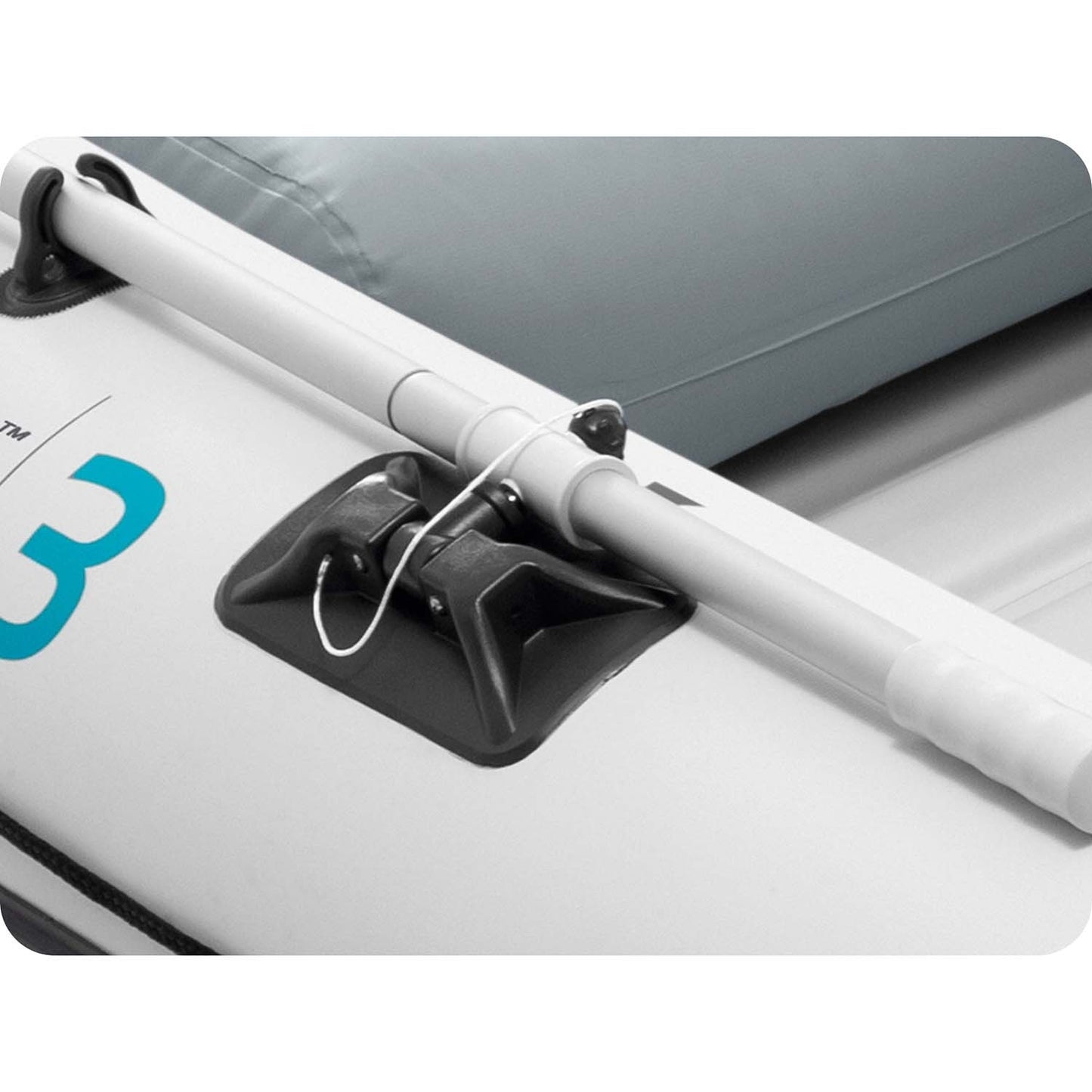Inflatable Boat with Oars & Pump, 297 x 127 x 46 cm