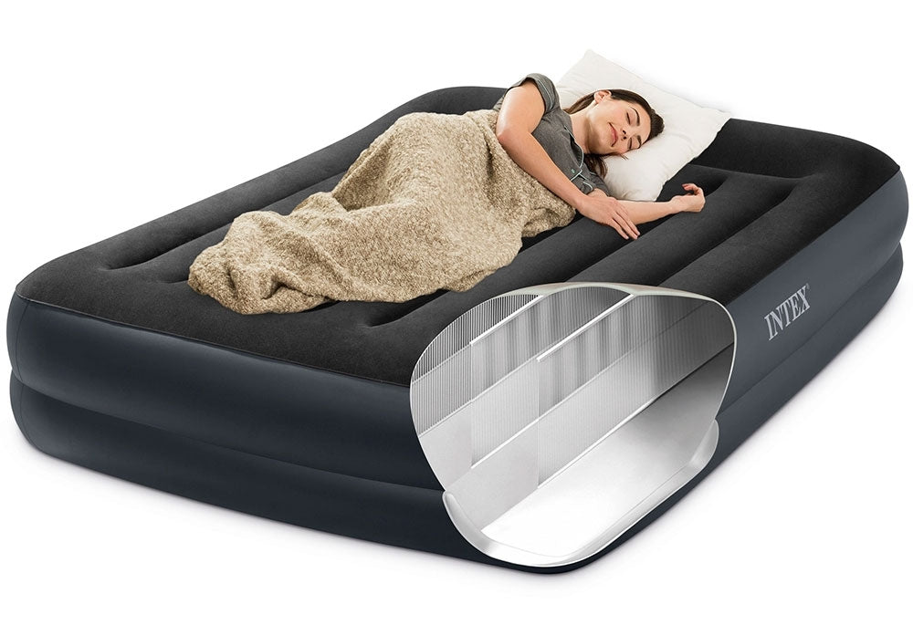 Inflatable Double Air Mattress 203x152 cm for Sleeping